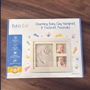 Bubzi Co Baby Clay Handprint & Footprint Keepsake